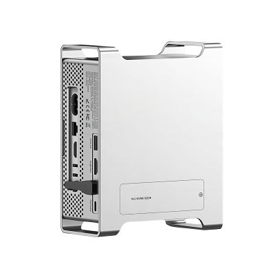 Mac mini M4/M4 Pro Dock with NVMe SSD Enclosure, 9-1 Workstation for Mac mini M4/M4 Pro,Docking Station with HDMI 4K60Hz,2*USB-A 10G,1*USB 2.0,1*PD 100W,SD/TF4.0,Support SSD B+M M-Key