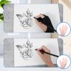 2 Pack Digital Drawing Glove Right Hand Drawing Art Glove Palm Rejection for Capacitive Touch Screen Artist Left Hand Graphic Tablet, Graphics Monitor Digital Sketching, Coloring Two Finger Gloves view 3