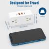 Surge Protector Outlet Extender with Rotating Plug, Multi Plug Outlet Extender with 4 Splitter and 2 USB Ports & 2 USB C Wall Charger, 3 Side Swivel Splitter for Home Office Dorm Travel view 2