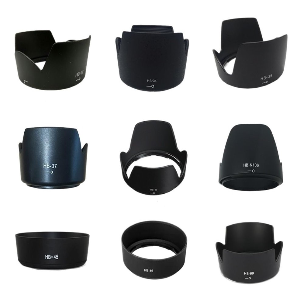 1piece HB-32 HB-34 HB-35 HB-37 HB-39 HB-N106 HB-45 HB-46 HB-69 Camera Lens Hood for Nikon Lens Camera Excellent(HB32)
