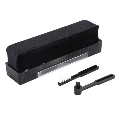 Badafaci Record Cleaning Brush Kit, Velvet Material, Gentle and Effective Cleaning for Records, CDs, DVDs, Compact and Portable for Music Enthusiasts