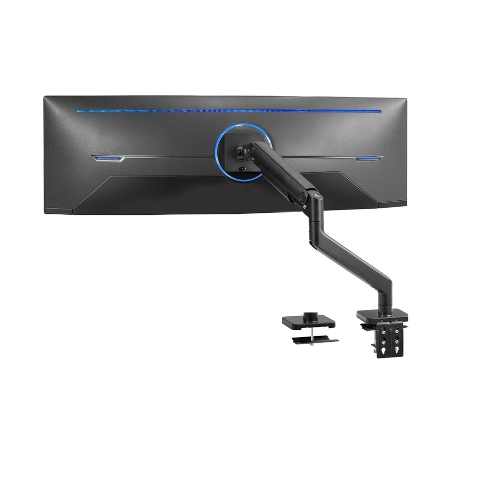 ADBWEKKF Black Robotic Arm Computer Monitor Desktop Mount for 49 Inch