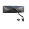 ADBWEKKF Black Robotic Arm Computer Monitor Desktop Mount for 49 Inch view 1