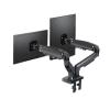 ADBWEKKF Dual-screen monitor stand, desktop up and down lifting monitor mount view 1
