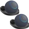 Aokikeisu Wall Mount Holder for 2025 New Echo Studio/Echo Dot Max, for Echo Dot Max Standing Speaker. Compatible with Echo Studio Speaker Stand Metal Holder Accessory Rack (Black, 2PCS) view 1