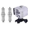 Bloepum 2 Pieces Standard 1/4 to 3/8 Inch Metal Male Converter Threaded Screw with 45M Waterproof Housing Case for 5 view 1