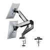 ADBWEKKF MS-002 Monitor Stand Dual Arm with C-clamp and Grommet Mount for Flexible Adjustment and Easy Monitor Stand Installation view 1