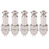 Aviation Connector Male Female Wire Panel Power Chassis Metal 5A GX12 450V Military Aerospace (4pin) view 2