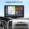 7" Portable Touch Screen Car Stereo Support Wireless Carplay Android Auto, with Mirror Link/Voice Control/FM/GPS Navigation/AUX view 2