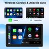 7" Portable Touch Screen Car Stereo Support Wireless Carplay Android Auto, with Mirror Link/Voice Control/FM/GPS Navigation/AUX view 3