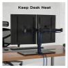 ADBWEKKF Dual Monitor Stand - 2 monitors up to 27 inches view 4