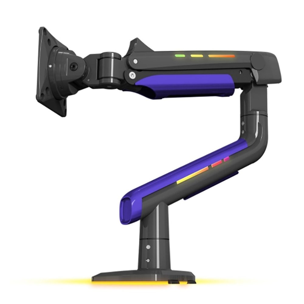 ADBWEKKF G60 Monitor Arm 32-60 Inch Curved Screen Desktop Monitor Stand 2-20kgs with RGB Light