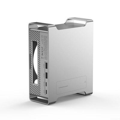 9-in-1 Docking Station for USB 3.2 Hub with HDMI-Compatible Port, Alloy Laptop Expansion Chassis, Silver (20145.5 cm)