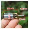 10mm N30 Gear Electronic Starter DC 3V-12V 5V 6V 9V 240RPM Slow Speed Large Torque DIY Robot Car Motor Drivers view 2