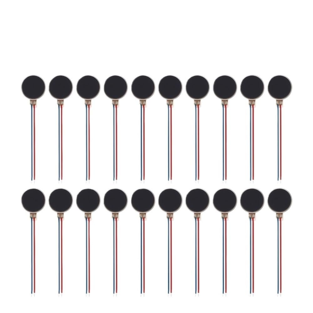 20Pcs DC Vibration Electronic Starter DC3V 12000RPM for Projects Electronic Device Repair / Single Board Computers Motor Drivers