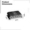 Vestamore 2.1 Channel Subwoofer Amplifier, Mini Digital Audio, Aux/Rca Input For Car, Adjustable Treble/Bass Controls view 2