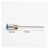 030 Full Metal Gearbox Gear Electronic Starter 70mm Long Shaft Engine DC 3V 5V 6V 9V 12V 30RPM Slow Speed High Torque Motor Drivers view 3