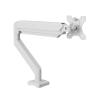 ADBWEKKF Single monitor stand, supports up to 32 inches, each screen load-bearing 19.8 pounds, computer desk stand, adjustable computer stand(White) view 1