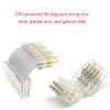 24Pin /8pin Female to Male 90 Degree Power Adapter 4+4 8pin Male to Female Cord CPU Cable for Desktop view 3