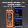 Radtel RT-950 PRO Ham Radio GPS/APRS, 10W Walkie Talkie Long Range Handheld Two Way Radio, SW/MW/LW RX, Bluetooth APP Programming, NOAA, Spectrum Analyzer,Orange(with Programming Cable) view 2