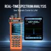 Radtel RT-950 PRO Ham Radio GPS/APRS, 10W Walkie Talkie Long Range Handheld Two Way Radio, SW/MW/LW RX, Bluetooth APP Programming, NOAA, Spectrum Analyzer,Orange(with Programming Cable) view 3