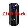 Action Camera, C100 Action Camera 4K 30M Waterproof Sports Action Cam 2.4G WiFi Bicycle Helmet Motorcycle Adventure Camera, HD Camera(C100 White) view 3