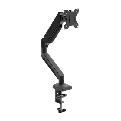 ADBWEKKF Adjustable gas spring single monitor stand computer screen stand, supports up to 17.3-inch screen computer(Black)