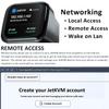 JetKVM IP KVM PC Remote Control, Open Source Jet KVM Over IP Internet with Touchscreen LCD Ultra-Low Latency, Network IP KVM Switch Remote BIOS Access for Computer and Server view 3