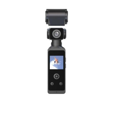 Action Camera, 4K Pocket Action Camera Rotatable Sports Cam Waterproof Case Helmet Bicycle Travel Driver Recorder, HD Camera