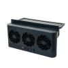 SPONGL USB Rechargeable/Solar Car Ventilation Fan Cooling Systems Triple Airflows Air Circulation Fans Elimination view 1
