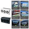 SPONGL USB Rechargeable/Solar Car Ventilation Fan Cooling Systems Triple Airflows Air Circulation Fans Elimination view 2