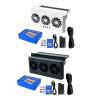 SPONGL USB Rechargeable/Solar Car Ventilation Fan Cooling Systems Triple Airflows Air Circulation Fans Elimination view 3