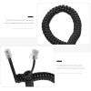 COOLHIYA 2pcs Coiled Telephone Cord for Landline Phones Flexible Receiver Cable Easy Installation Compatible with Desk Phones view 2