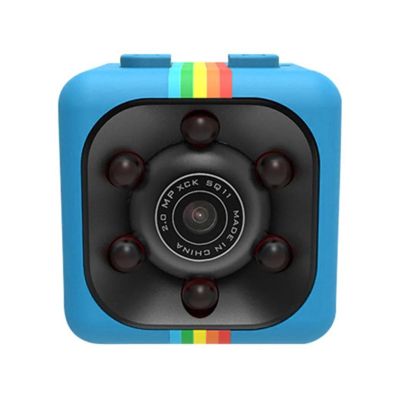 Action Camera, 1080P Full HD Mini Camera Motion Detection Portable DVR Sport Micro Camcorder for Security and Outdoor Recording, HD Camera(Blue)