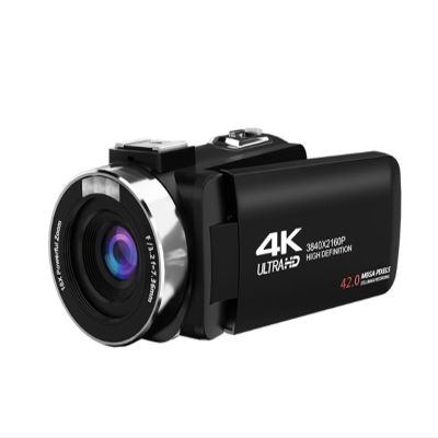 Action Camera, 4K Portable Digital Photography Camera Photo Video Record DV Travel Video Camera 18X Zoom Rotatable Screen with Flash, HD Camera