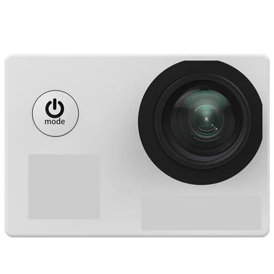 Action Camera, Original Basic Action Camera Waterproof 4K 1080P Helmet Camera Sports Car Register, HD Camera(White)
