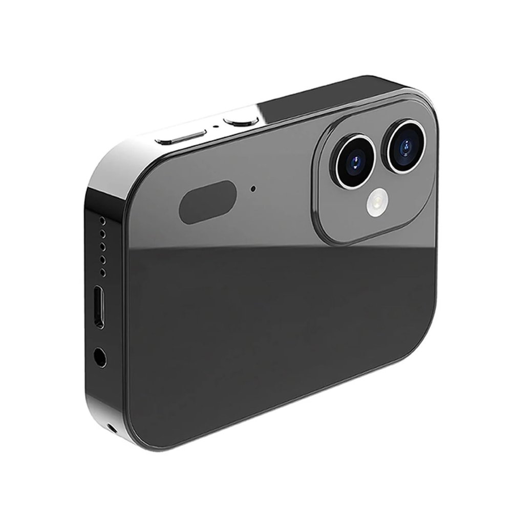 Action Camera, 4K Digital Camera Digital Flash Video Camera with Touch Screen 16X Digital Zoom IR Night Vision Camera Black, HD Camera