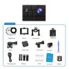 Action Camera, Action Camera 5K 170 Wide Angle 30m Waterproof Anti-Shake Sport Camera with Remote Control Helmet Cam, HD Camera view 3