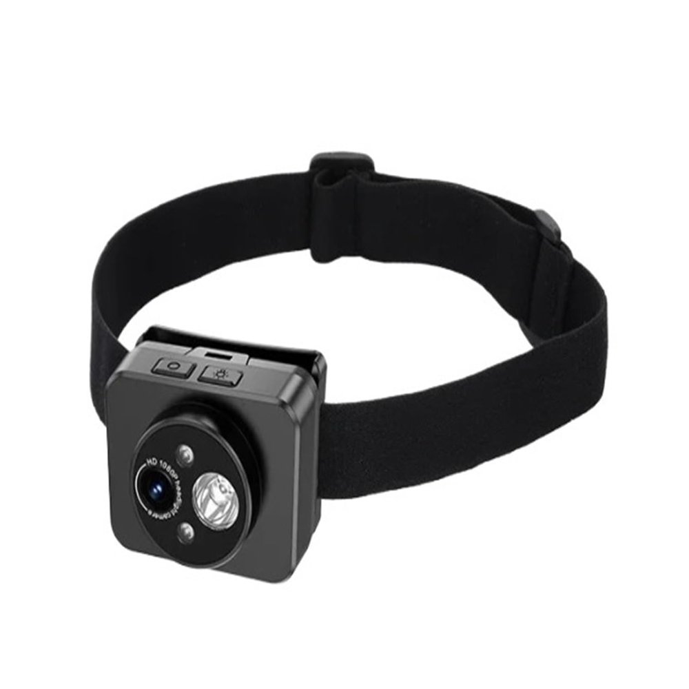 Action Camera, HD 1080P Outdoor Sport Camera Camcorder Head-Mounted Action Induction Light Powerful Helmet Video Recording Cam Camping, HD Camera