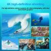 Action Camera, 4K Action Camera inch Screen Remote Control Mini Cameras Waterproof Helmet Go Sport Camera, HD Camera view 3