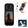 Action Camera, Mini 2.7K Thumb Action Camera 1080P Pocket Sport Cam 1.47 Inch 180 Wide Angle WiFi Recorder Magnetic Attraction Bracket Camera, HD Camera view 2