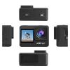 Action Camera, 4K Sport Action Camera Dual Screen Waterproof WiFi Outdoor Video Recorder Anti Shake Cycling Fishing DV Camcorder, HD Camera view 3