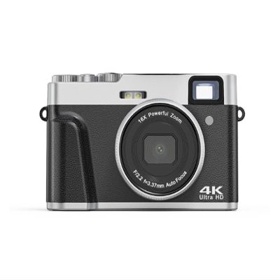 Action Camera, 4K Digital Camera, Auto Camera, 16X Digital Zoom Video Camera Anti-Shake Black, HD Camera