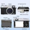 Action Camera, 4K Digital Camera, Auto Camera, 16X Digital Zoom Video Camera Anti-Shake Black, HD Camera view 3