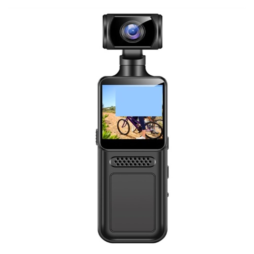 Action Camera, Multi-Functional 4G Digital Camera, Body-Worn with 180 Rotation, Suitable for Biking and Driving, Includes 64G Memory, HD Camera