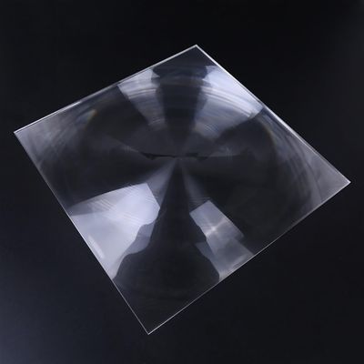 1pc 300X300MM PMMA Optical Lens - Transparent Condenser Lens with 330mm Focal Length for Scientific and Decorative Use