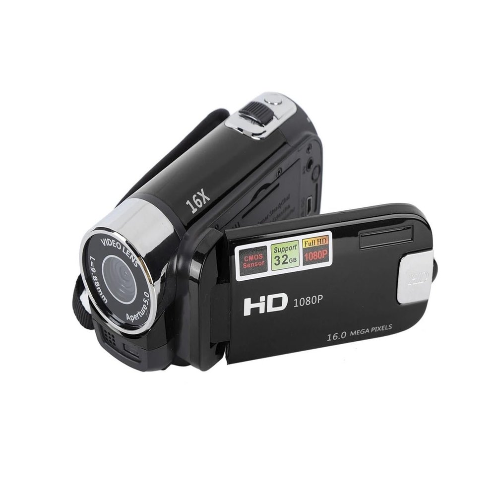 Action Camera, 4K DV Camera 2.7in Rotatable Screen 16x Digital Zoom Video Camera, HD Camera