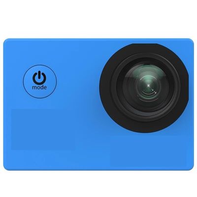 Action Camera, Original Basic Action Camera Waterproof 4K 1080P Helmet Camera Sports Car Register, HD Camera(Blue)