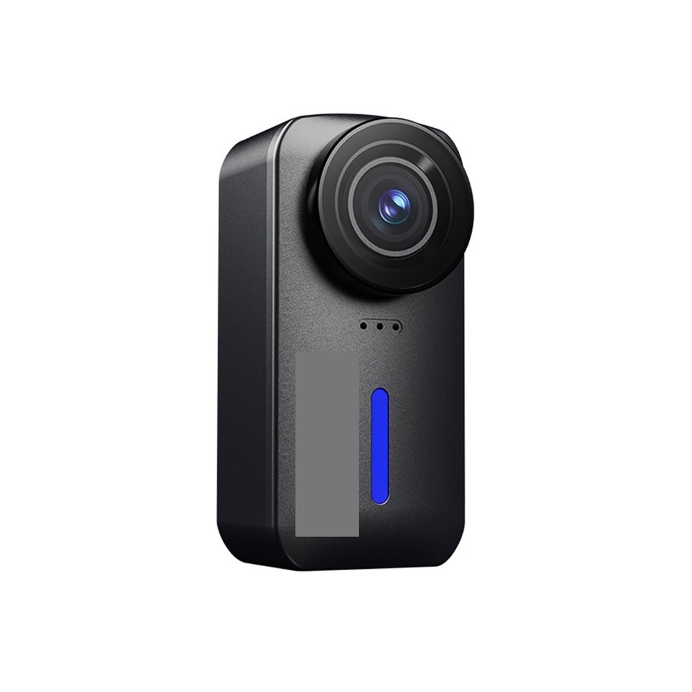 Action Camera, C110 4K Thumb Action Camera EIS Stabilization Mini Wearable Sport Cam for Motorcycle Helmet Outdoor Recording, HD Camera(Black)
