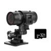 Action Camera, F9 Mini HD 1080P Video Recording Sports Camera Motor Bike Motor Cycle Action Helmet Cam DV Degree Wide Angle, HD Camera(with 32G TF Card) view 3
